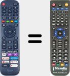 Replacement remote control for EN2A30 (T266544)