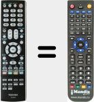 Replacement remote control for CT8022 (75026623)