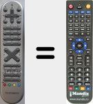Télécommande pour remplacer RC1063