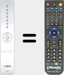 Replacement remote control for RAS21 (WN378500)