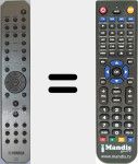 Télécommande pour remplacer RAS5 (WV500100)