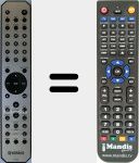 Replacement remote control for ZG70420 (ZG704200)
