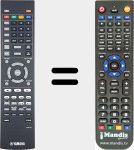 Replacement remote control for BDP130 (ZW308500)