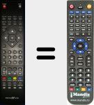 Replacement remote control for M410445