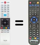 Replacement remote control for CT-8527 (30100758)