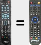 T&eacute;l&eacute;commande pour remplacer OPT003