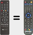 Replacement remote control for JEPS001