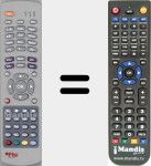 Replacement remote control for MAX-S 102 E