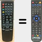 Replacement remote control for R35F19