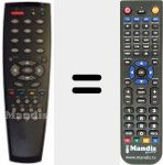 Replacement remote control for RC2340 (08002516)