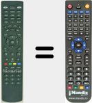 Télécommande pour remplacer RCT2400