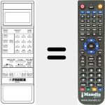 Replacement remote control for A05140