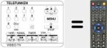 Replacement remote control for FB 1135 TTP (925TX1684)
