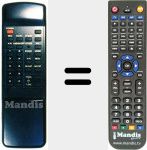Télécommande pour remplacer F SAT 4