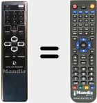 Replacement remote control for SR 60