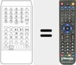 Télécommande pour remplacer TELECOMPUTER 5500
