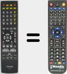 Replacement remote control for RC1115 (963307002890D)