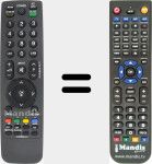 Replacement remote control for MI-AKB69680437