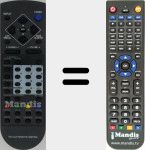 Replacement remote control for MI-RMC220 