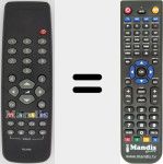 Replacement remote control for MV-RC2000