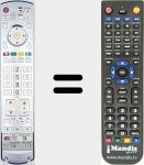Replacement remote control for N2QAYB000050