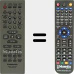 Replacement remote control for N2QAYB000142