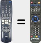 Replacement remote control for PQ21953F (PQ21953F6)