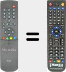 Replacement remote control for RC-N2A