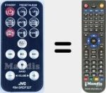 Replacement remote control for RM-SRDF327 (EM00180000)