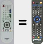 Replacement remote control for GA626WJSA