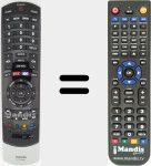 Replacement remote control for CT90366