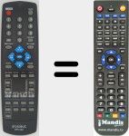 Télécommande pour remplacer SR1443