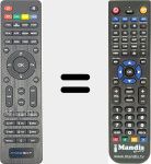 Télécommande pour remplacer REMCON2110