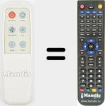 Replacement remote control for REMCON2119