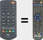 Replacement remote control for SY-3121