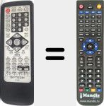 Télécommande pour remplacer SY-450