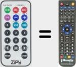 Télécommande pour remplacer Zipy001