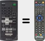 Télécommande pour remplacer RMT-D183 (988511068)