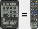 Replacement remote control for GA149WJ (RRMCGA149WJSA)
