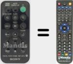 Télécommande pour remplacer RMT-DPF2 (148717311)