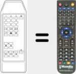 Replacement remote control for 105520B