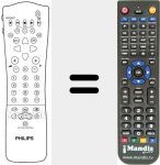 Replacement remote control for REMCON1234