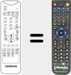 Replacement remote control for TM48 (AA5910032W)