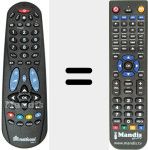 Replacement remote control for REMCON1226