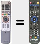Télécommande pour remplacer RC 539 (014001940)