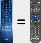 Replacement remote control for MTV-32DLE HD