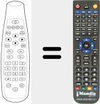 Télécommande pour remplacer REMCON396