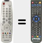 Télécommande pour remplacer TM95 (BN5900705B)