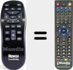 Replacement remote control for Soundbridge
