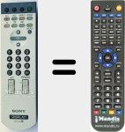 Mando a distancia sustituto de RM 334 (147911111)